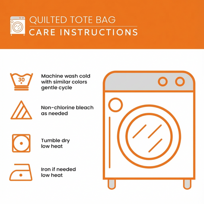 Moonlit Meow Quilted Tote Bag