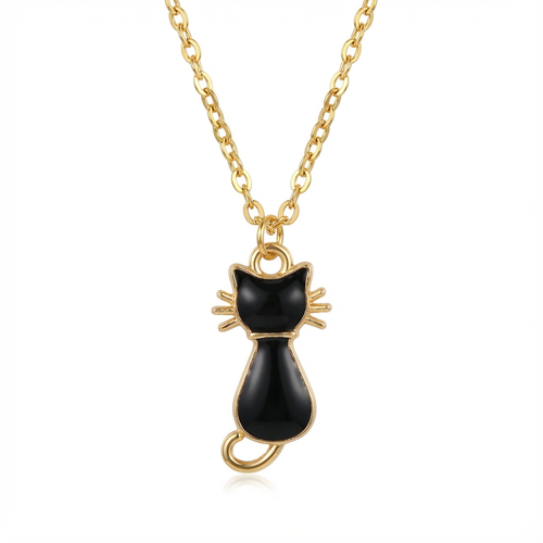 Black Cat Necklace
