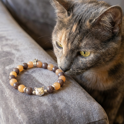 Custom Dilute Tortie Cat Bracelet