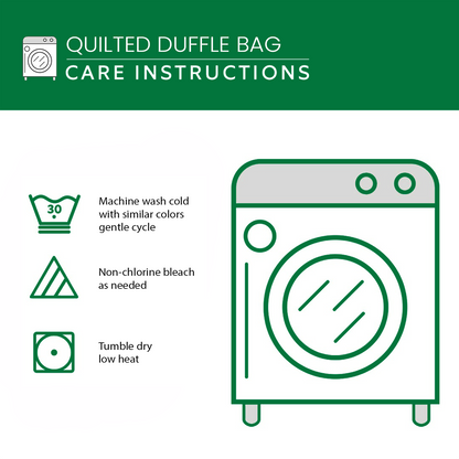 Twilight Cat Quilted Duffle Bag