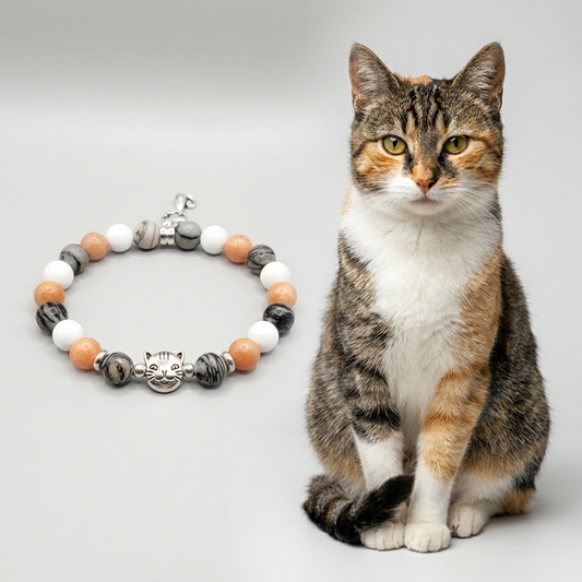 Custom Calico Tabby Cat Bracelet