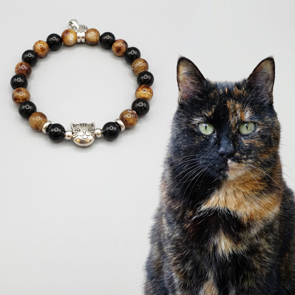 Custom Tortoiseshell Cat Bracelet