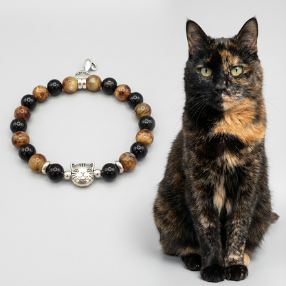 Custom Tortoiseshell Cat Bracelet