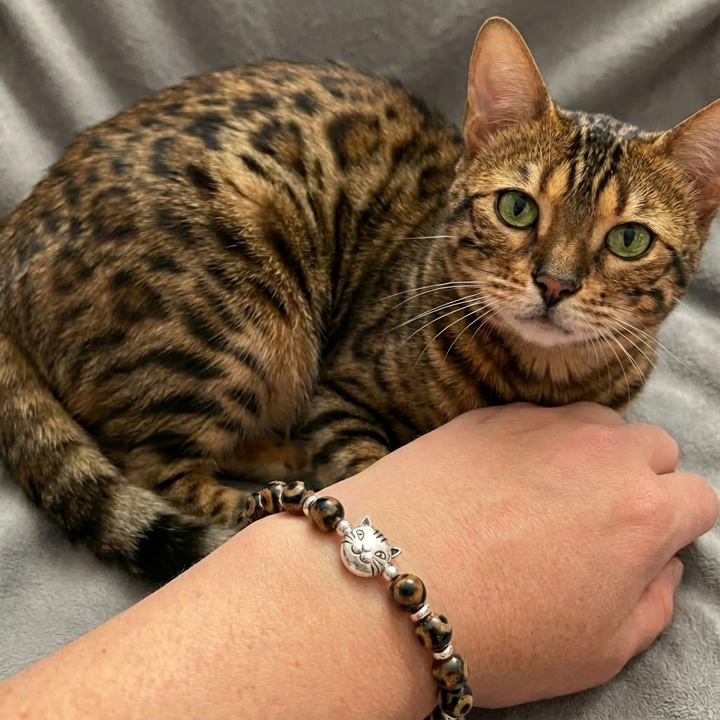 Custom Bengal Cat Bracelet