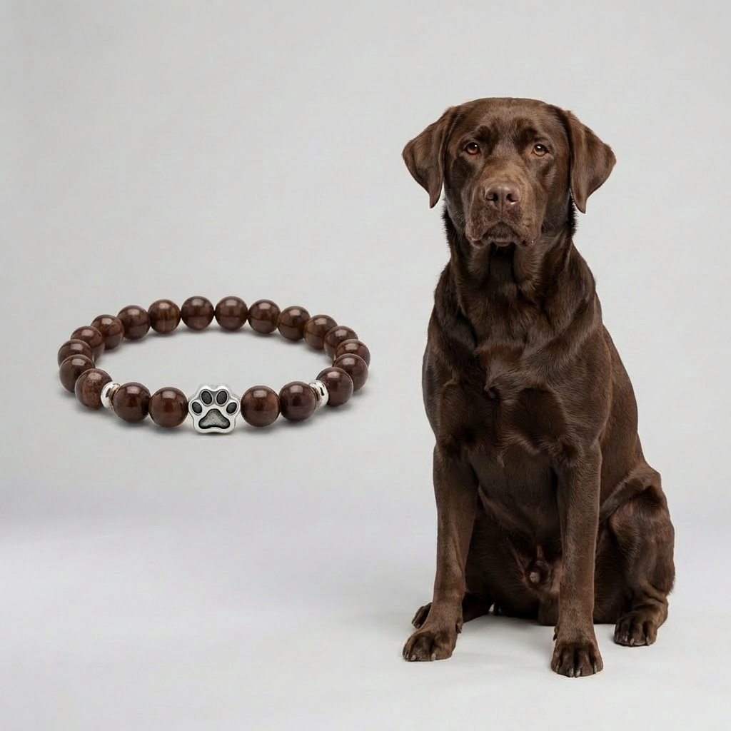 Custom Labrador Retriever (Chocolate) Bracelet