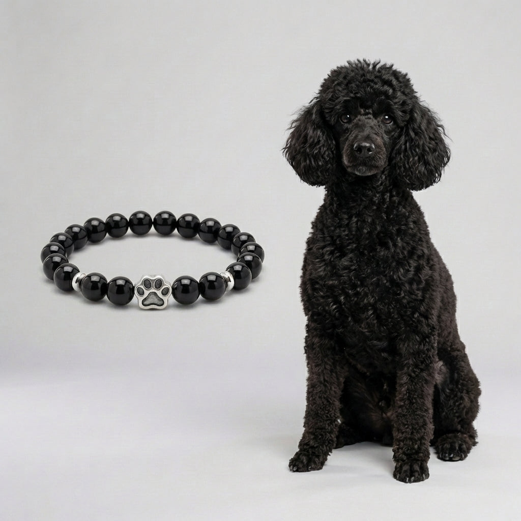 Custom Poodle (Black) Bracelet