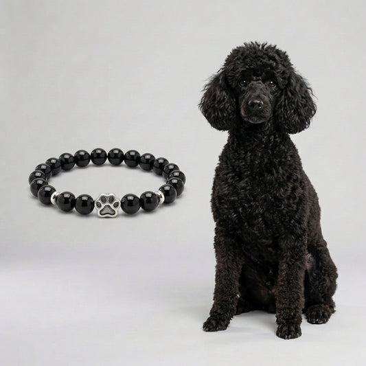 Custom Poodle (Black) Bracelet
