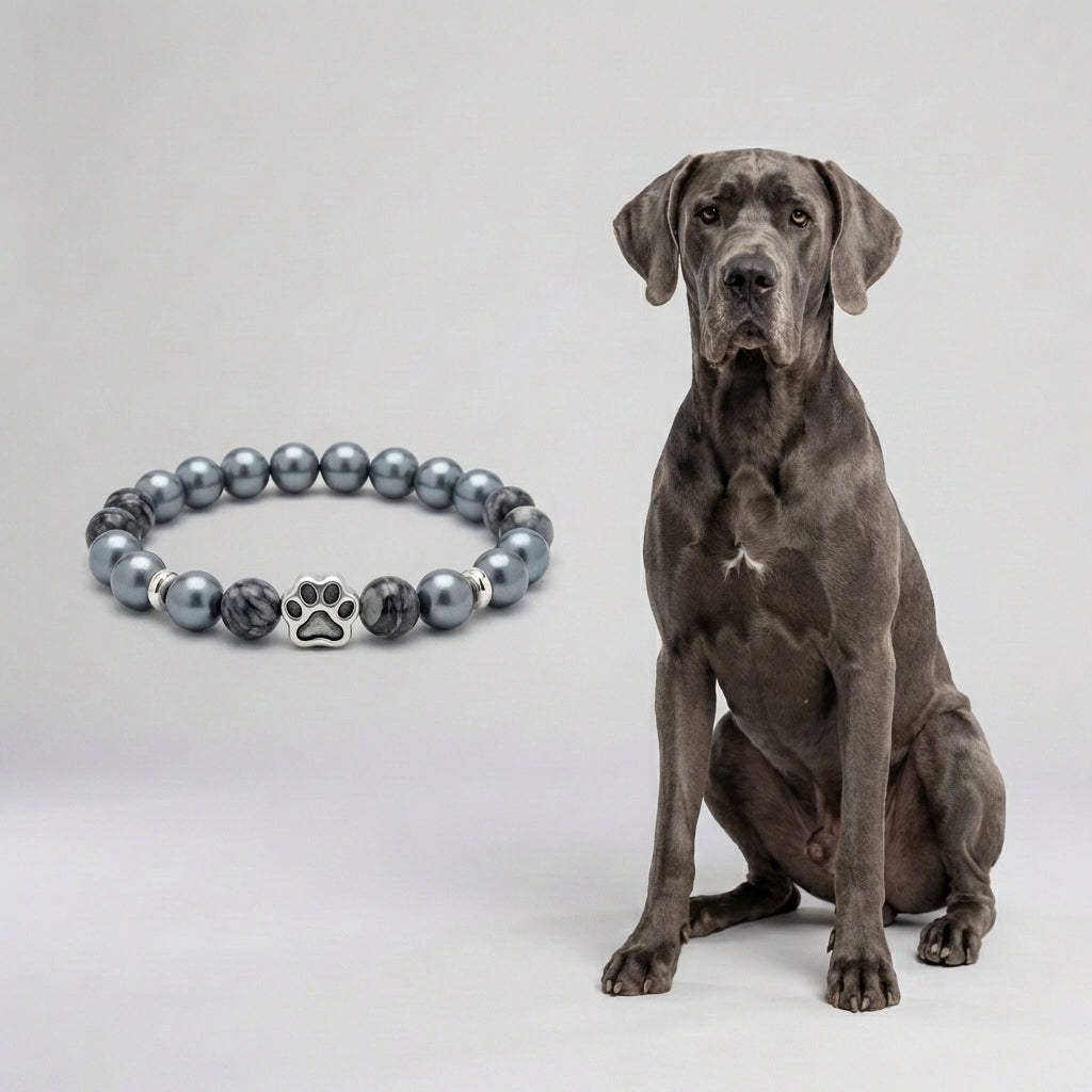 Custom Great Dane (Blue) Bracelet