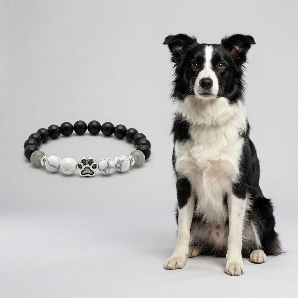 Custom Border Collie Bracelet