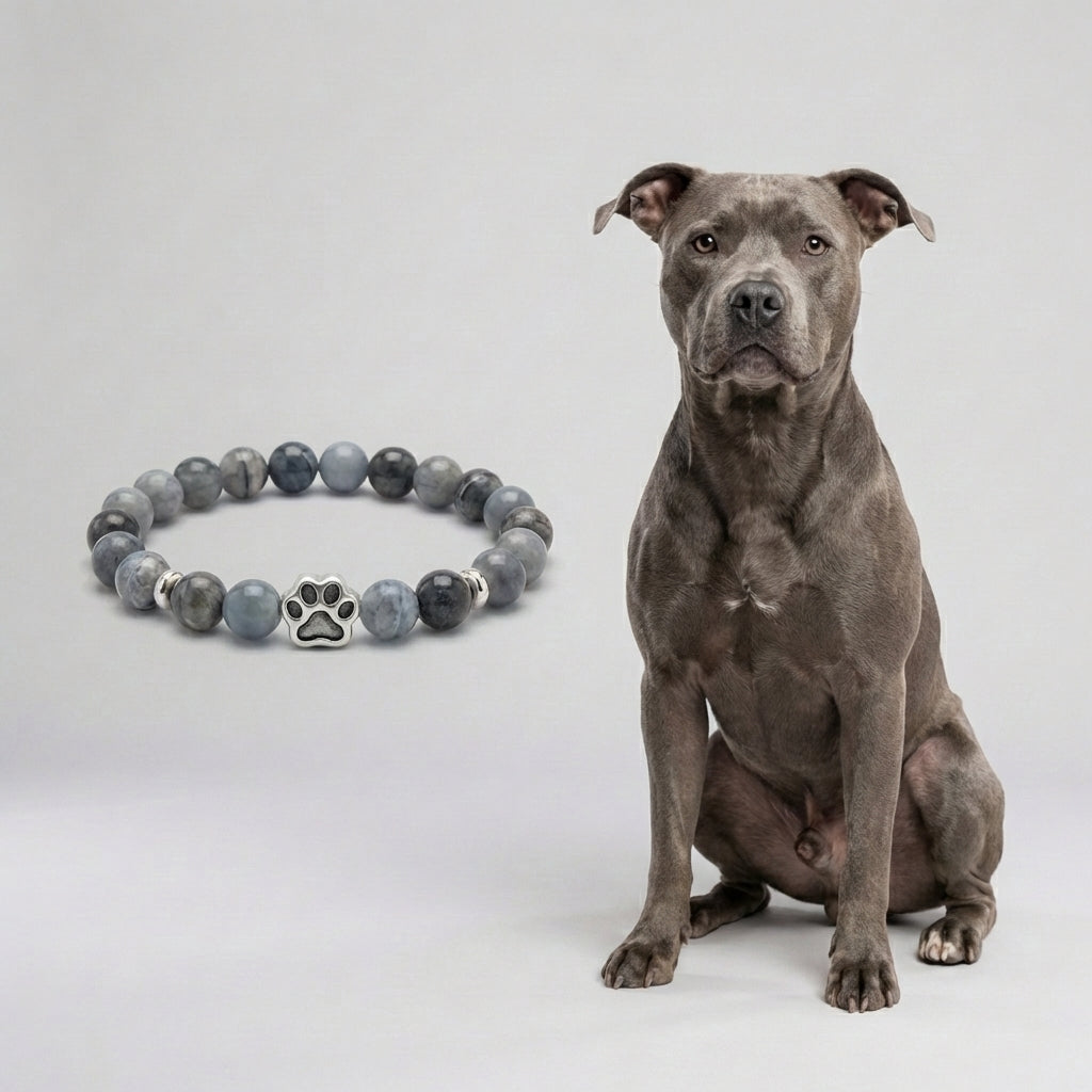 Custom Pit Bull (Blue) Bracelet