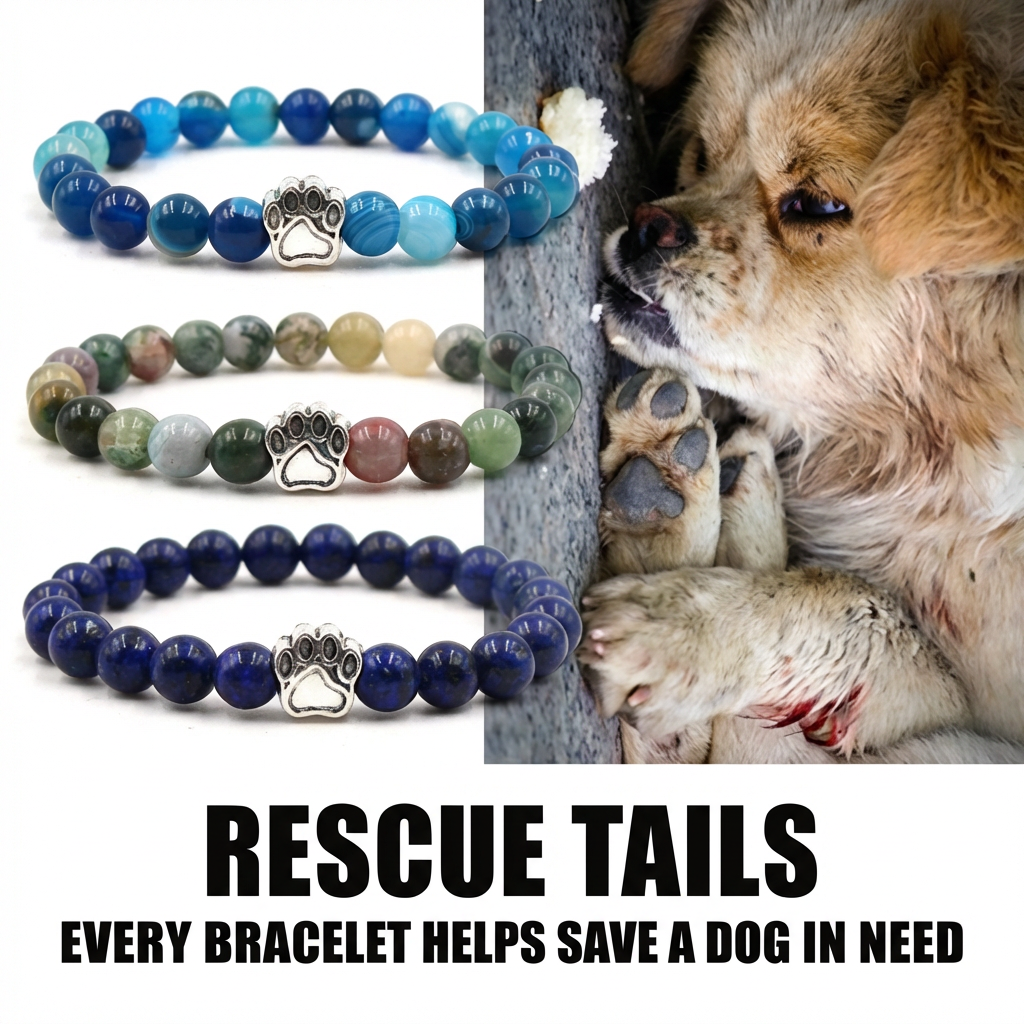 Custom Australian Shepherd (Blue Merle) Bracelet